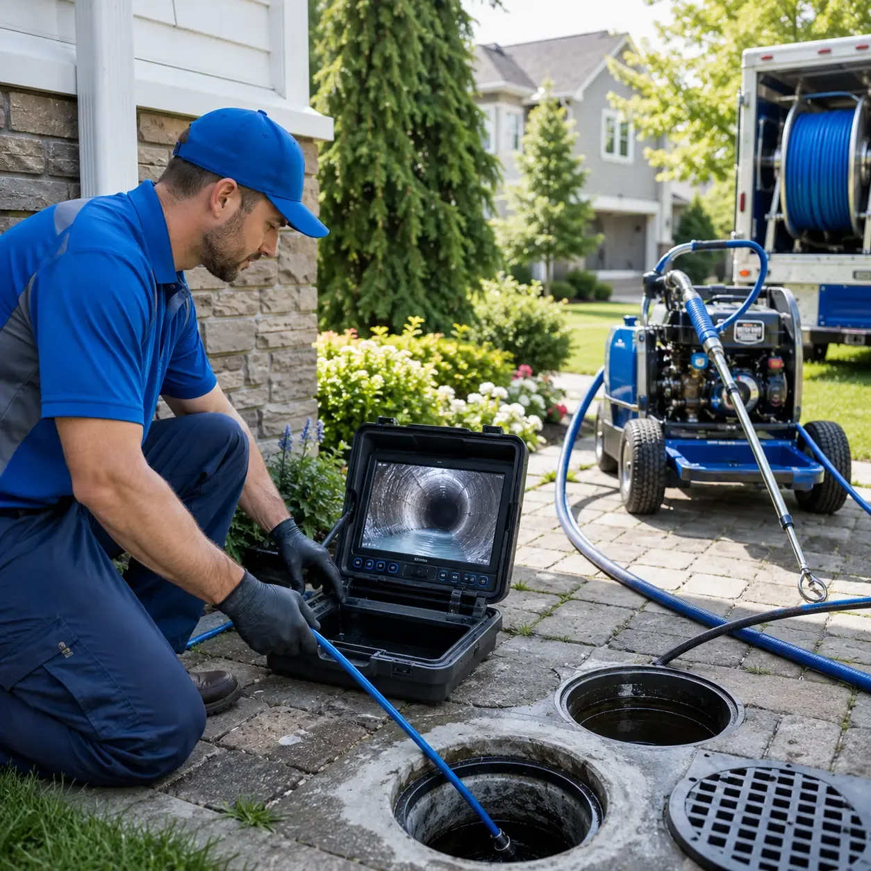 Outdoor drain cleaning professionals serving Mount Nebo, WV